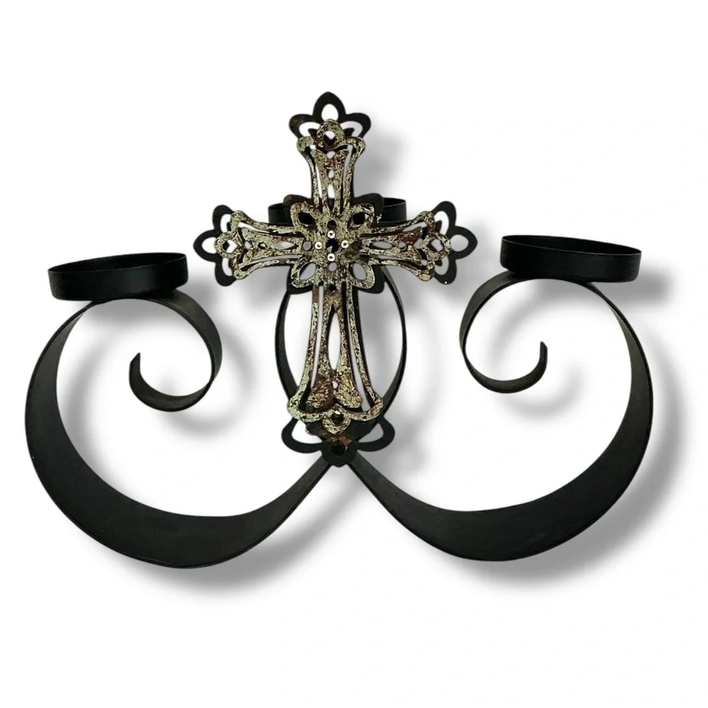 Vintage jeweled cross